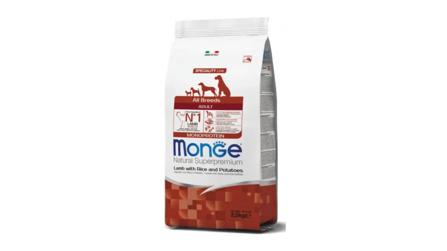 Monge janjetina, riža, krumpir 15kg