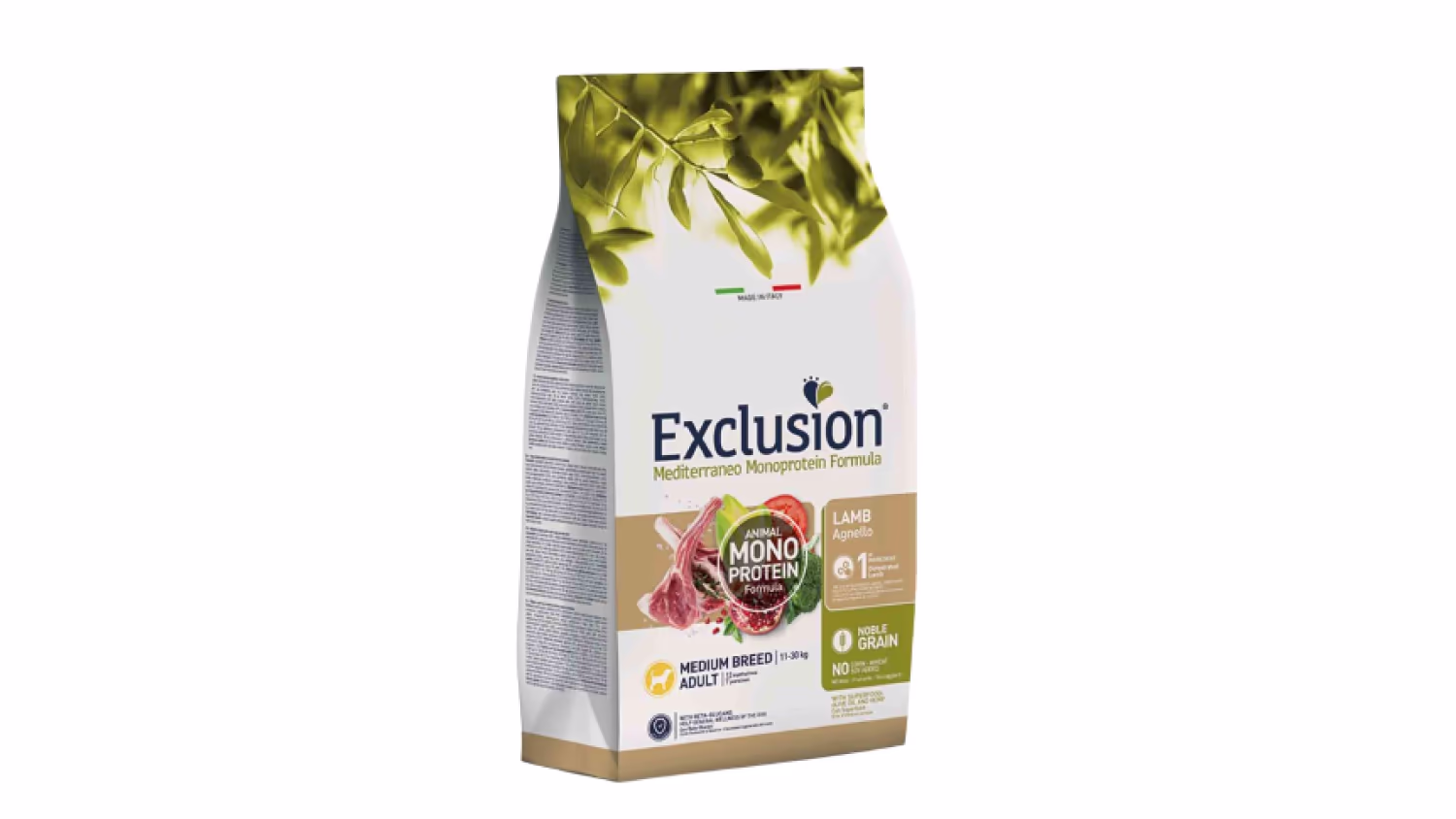 Exclusion Mediterraneo Monoprotein adult srednji psi janjetina 3kg