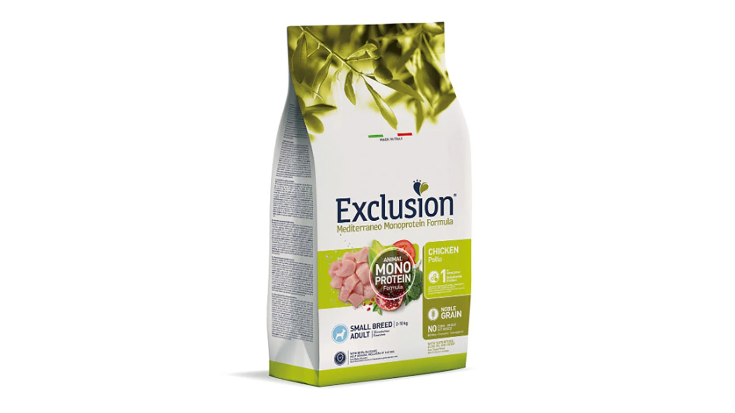 Exclusion Mediterraneo Monoprotein Adult Small Chicken 500 g – suha hrana za odrasle pse malih pasmina s piletinom