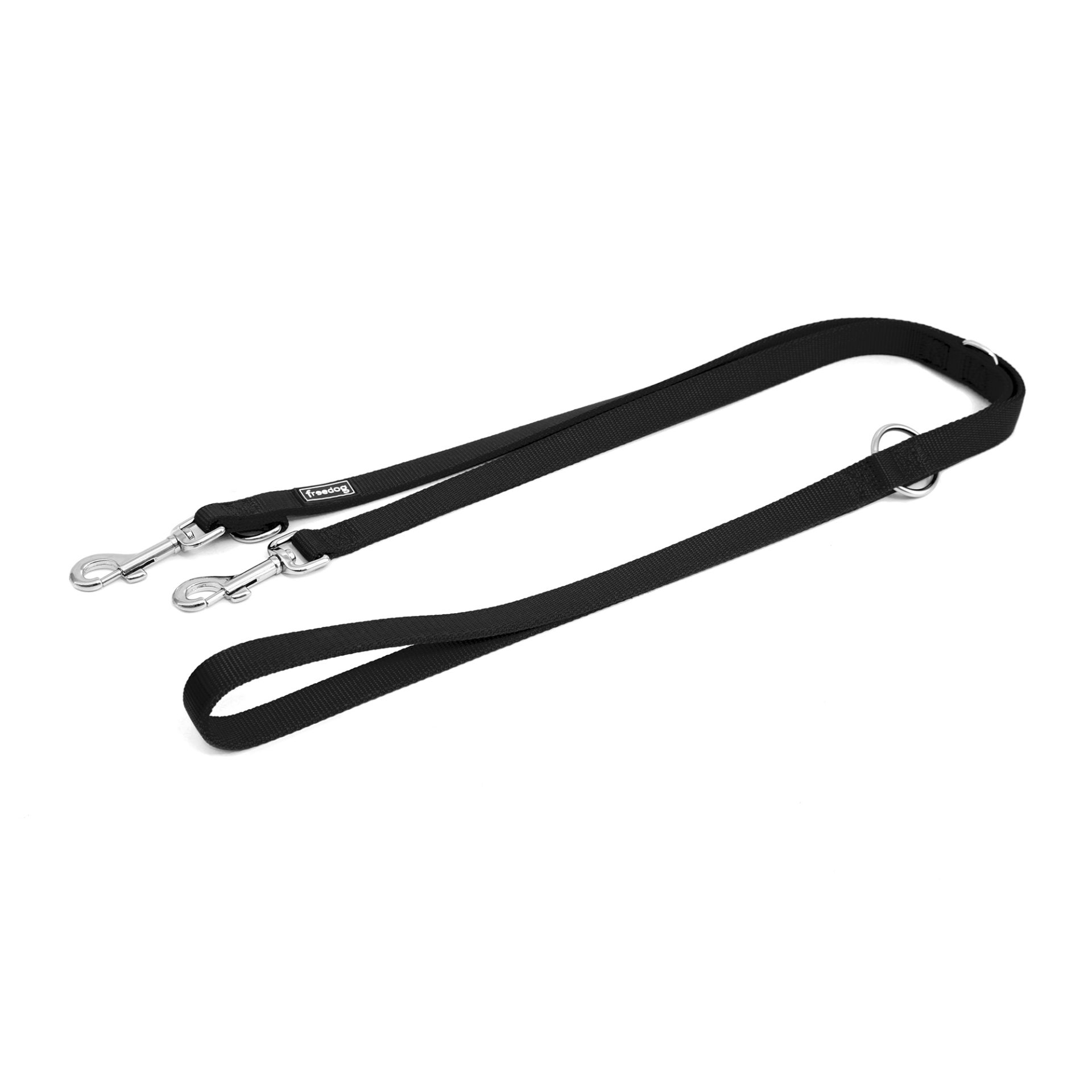 Vodilica Neopren 20/200 cm – najlonska vodilica za pse s neoprenskom podstavom, maslinasta/crna