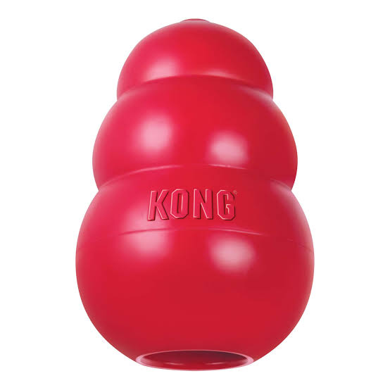 KONG Classic Original Small crvena – gumena igračka za male pse za žvakanje i poslastice