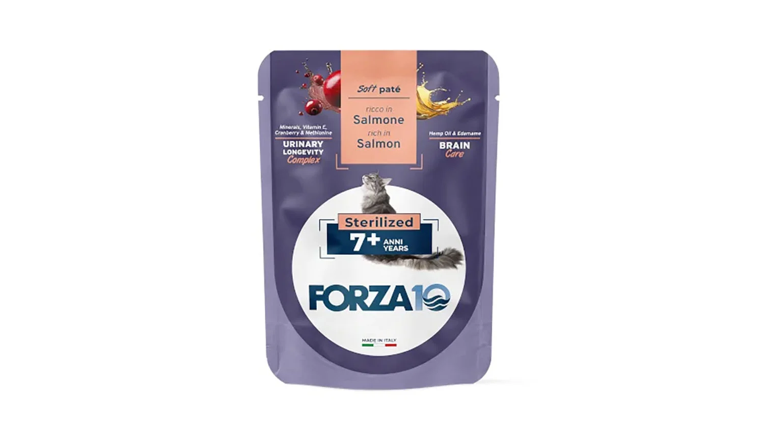 F10 sterilised 7+ losos 80g