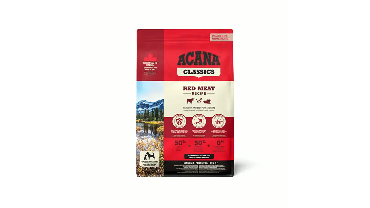 Acana Classics Red Meat 2 kg – suha hrana za pse s govedinom, janjetinom i svinjetinom