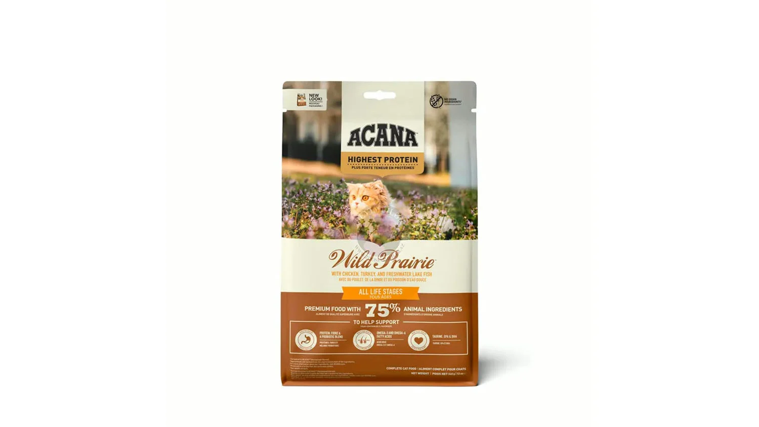 Acana Cat Wild Prairie 340 g – suha hrana za mačke s piletinom, puretinom, jajima i ribom