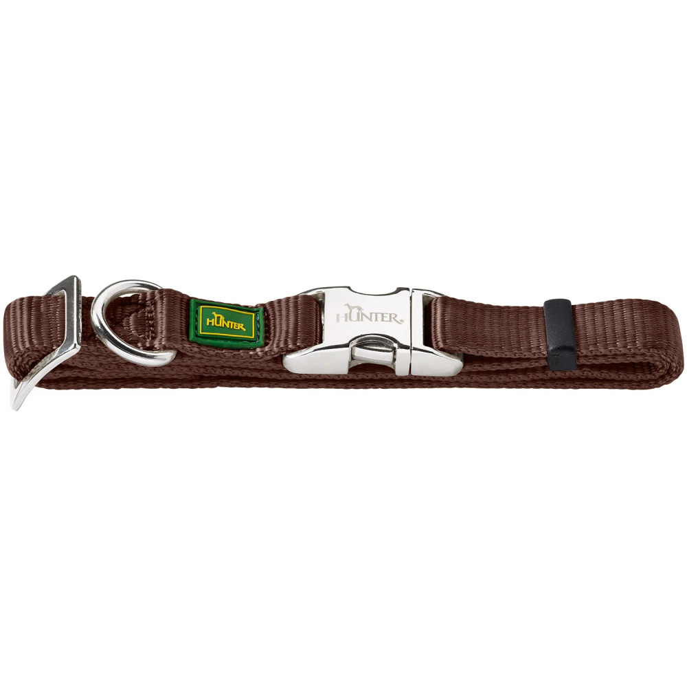 Vario Basic ALU M – najlonska ogrlica za pse, smeđa, 20 mm, 40–55 cm
