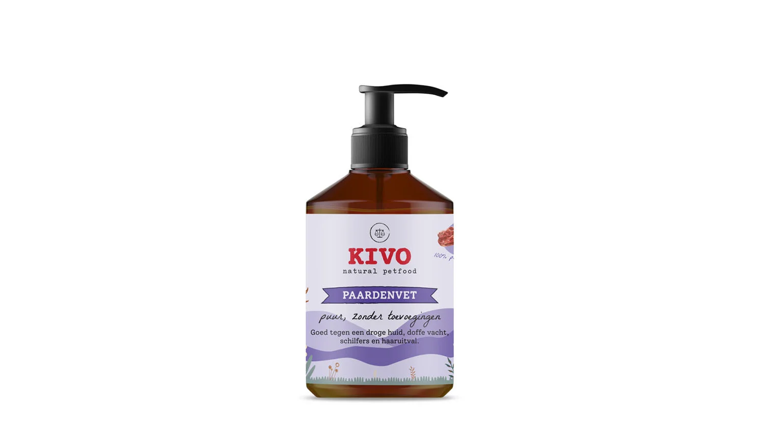 KIVO čista konjska mast 500 ml – dodatak prehrani za pse