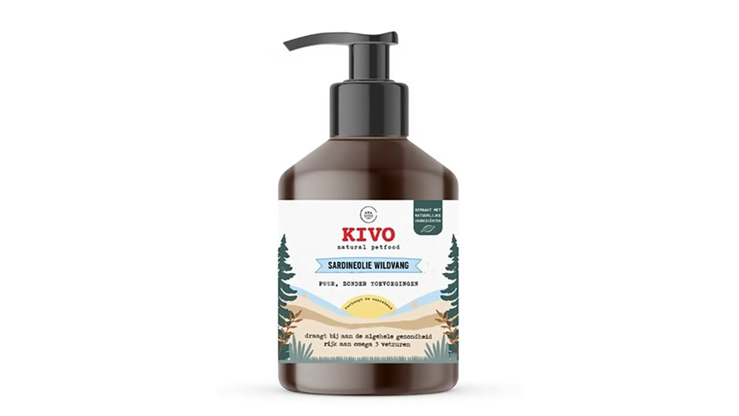 KIVO ulje sardine 500 ml – dodatak prehrani za pse i mačke s omega-3 masnim kiselinama