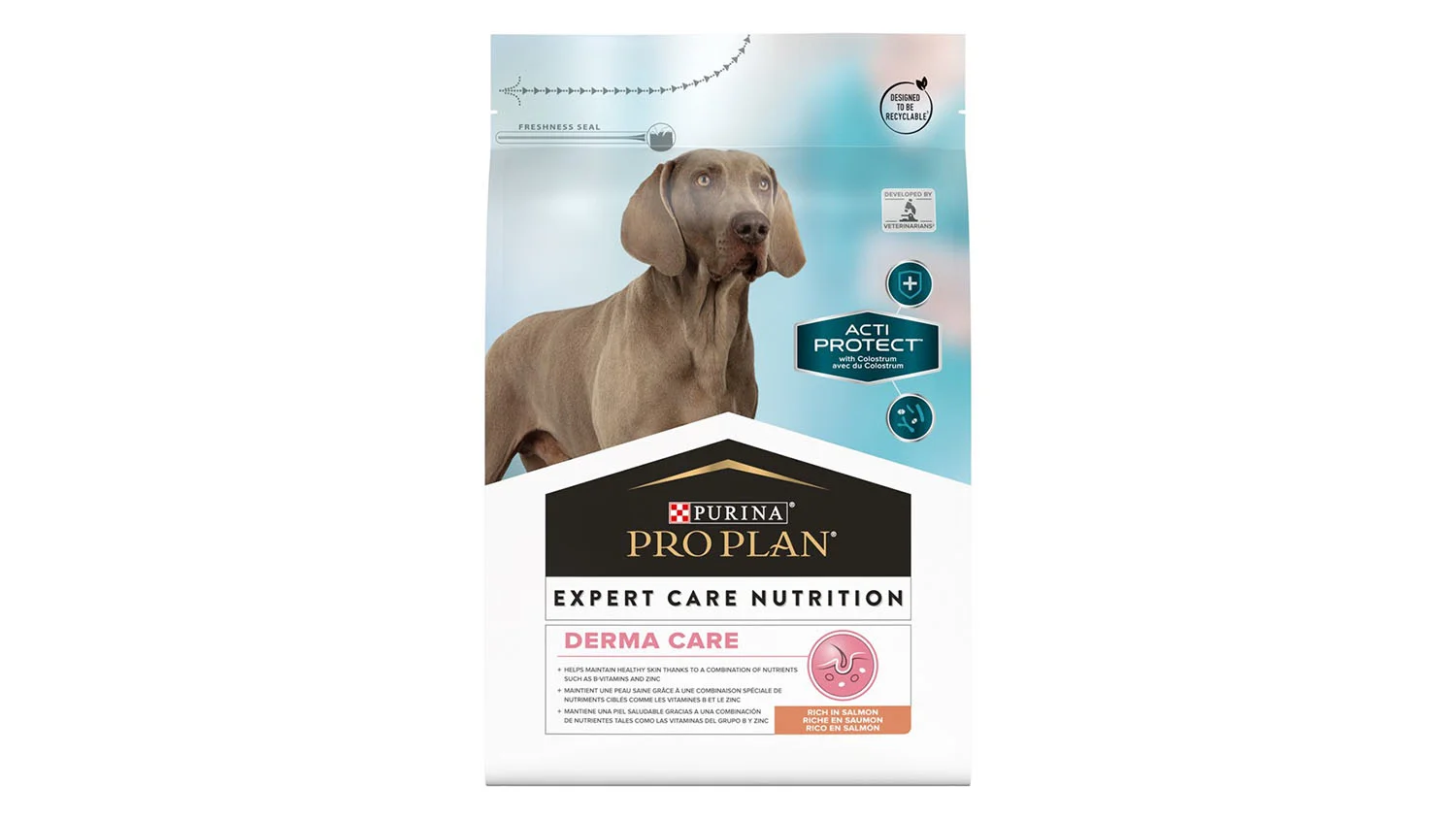 Purina Pro Plan Medium Adult Sensitive Skin Losos 3 kg – suha hrana za odrasle pse srednjih pasmina s osjetljivom kožom