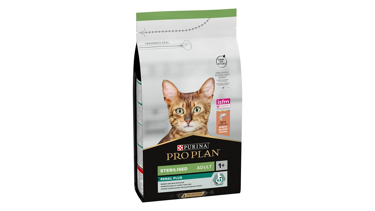 Purina Pro Plan Sterilised Losos 1,5 kg – suha hrana za sterilizirane mačke