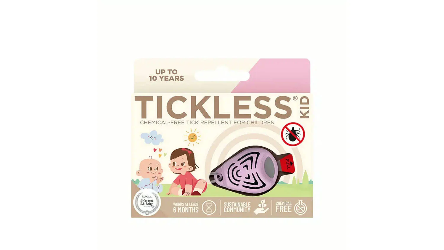 Tickless Baby bež – ultrazvučni uređaj za zaštitu beba od krpelja