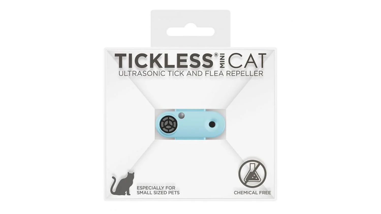 Tickless Mini Cat plavi – ultrazvučni uređaj za zaštitu mačaka od krpelja i buha