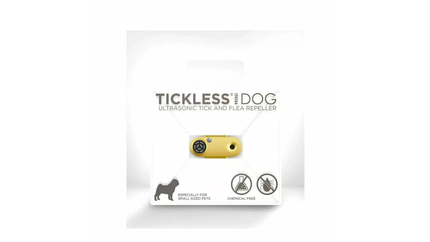 Tickless Mini Dog zlatni – ultrazvučni uređaj za zaštitu pasa od krpelja i buha